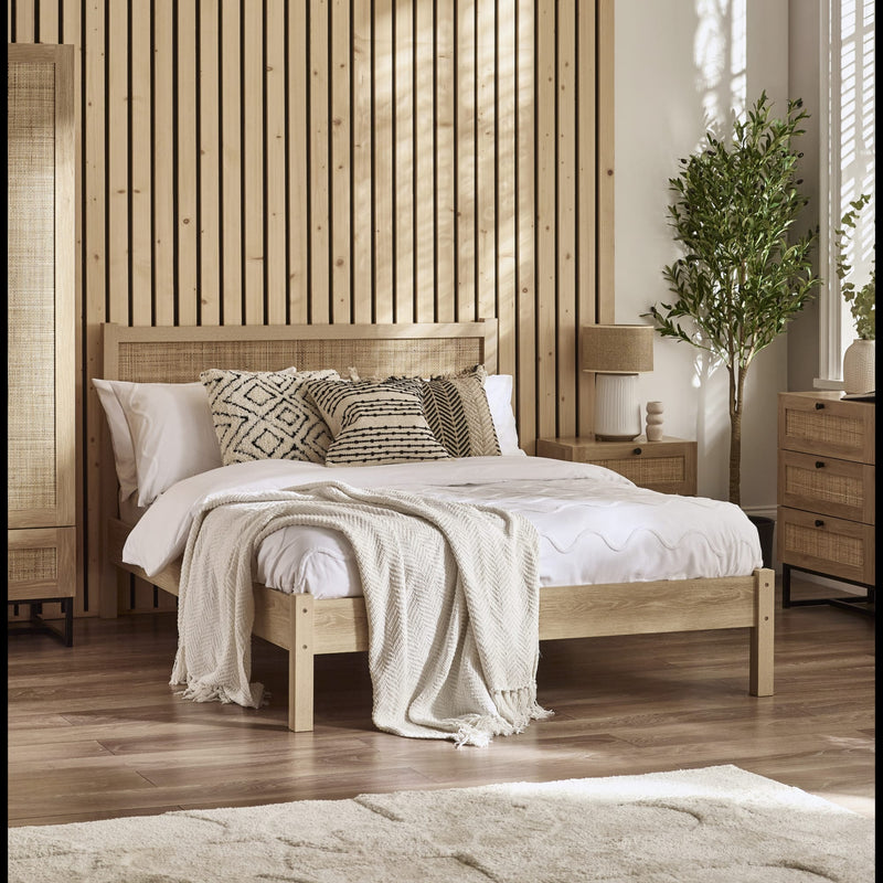 Padstow Rattan Bed - Main Image