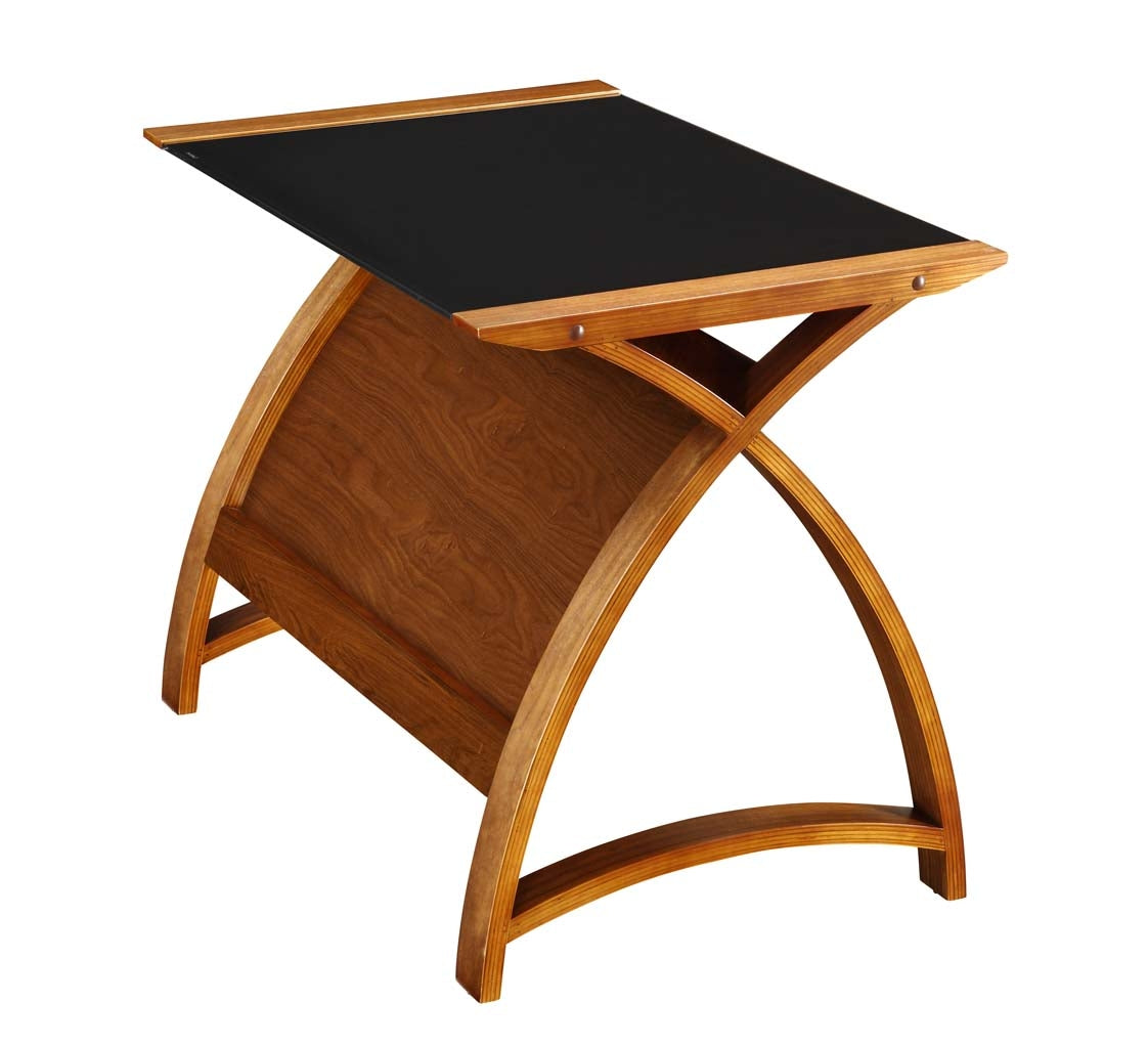 Helsinki Walnut 1300mm Laptop Desk - Main Image
