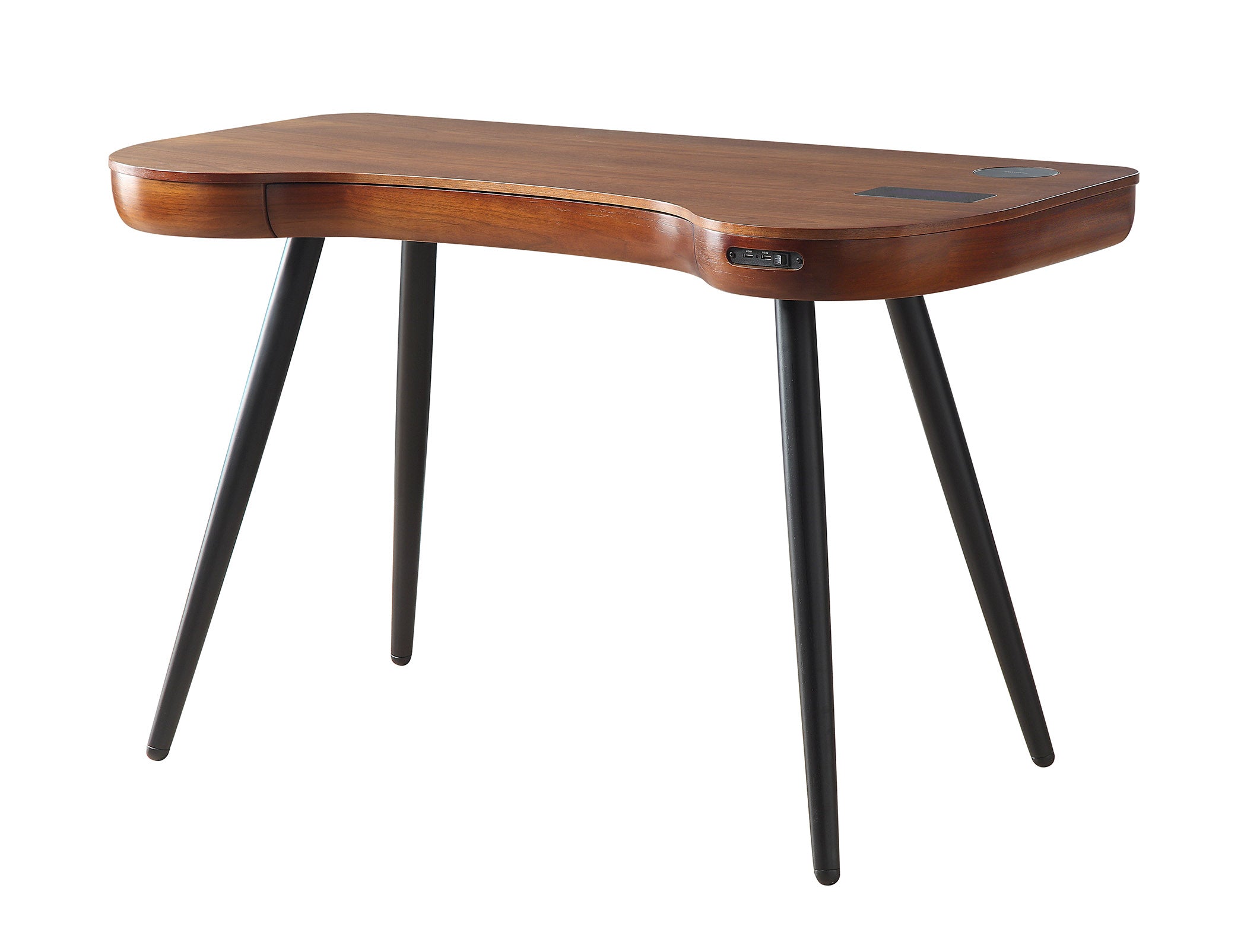 San Francisco Walnut Smart Speaker/Charging Desk - Main Image