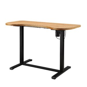 San Interlakenancisco Oak Height Adjustable Desk