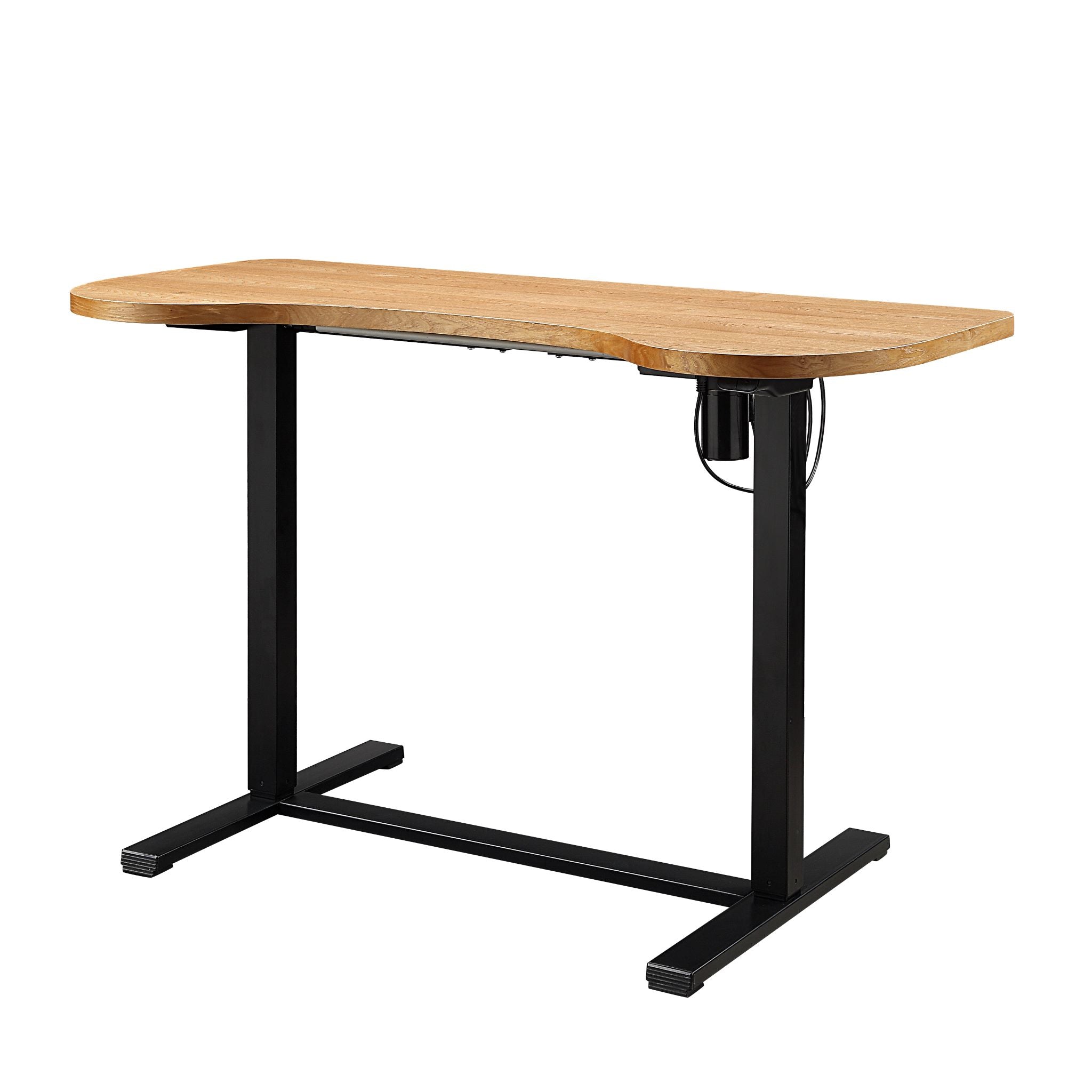 San Francisco Oak Height Adjustable Desk - Main Image
