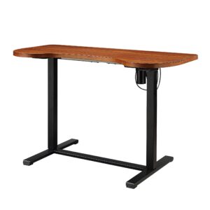 San Interlakenancisco Walnut Height Adjustable Desk