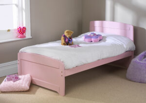 Crowther – Rainbow | Pink 3ft Wooden Bed | 50080pink