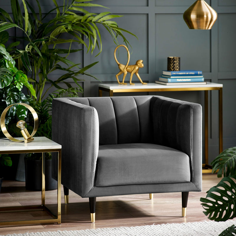 Salma Scalloped Back Chair - Main Image