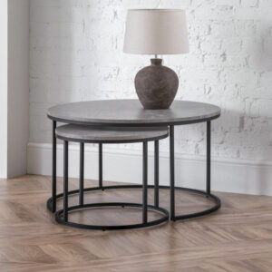 Lucera – Concrete Round Nesting Coffee Table