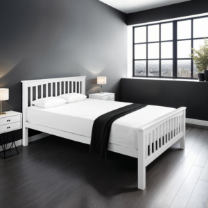 Crowther – Sandra White High End | Wooden Beds | 50061white