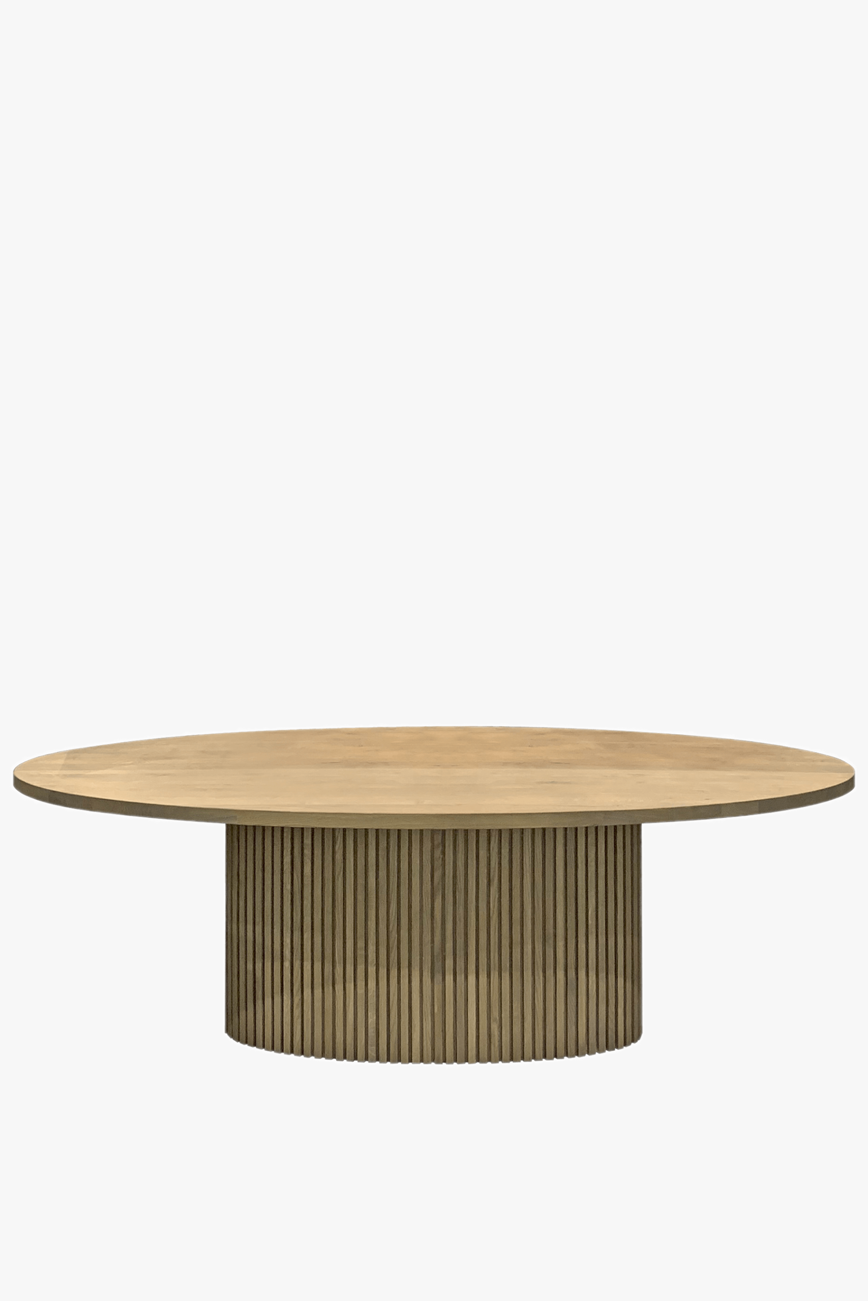 Timo Oval Dining Table with Slatted Base - Main Image