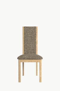 Ingaro Oak High Back Chair in Grey