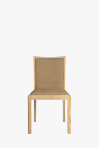 Ingaro Oak Low Back Chair in Leather