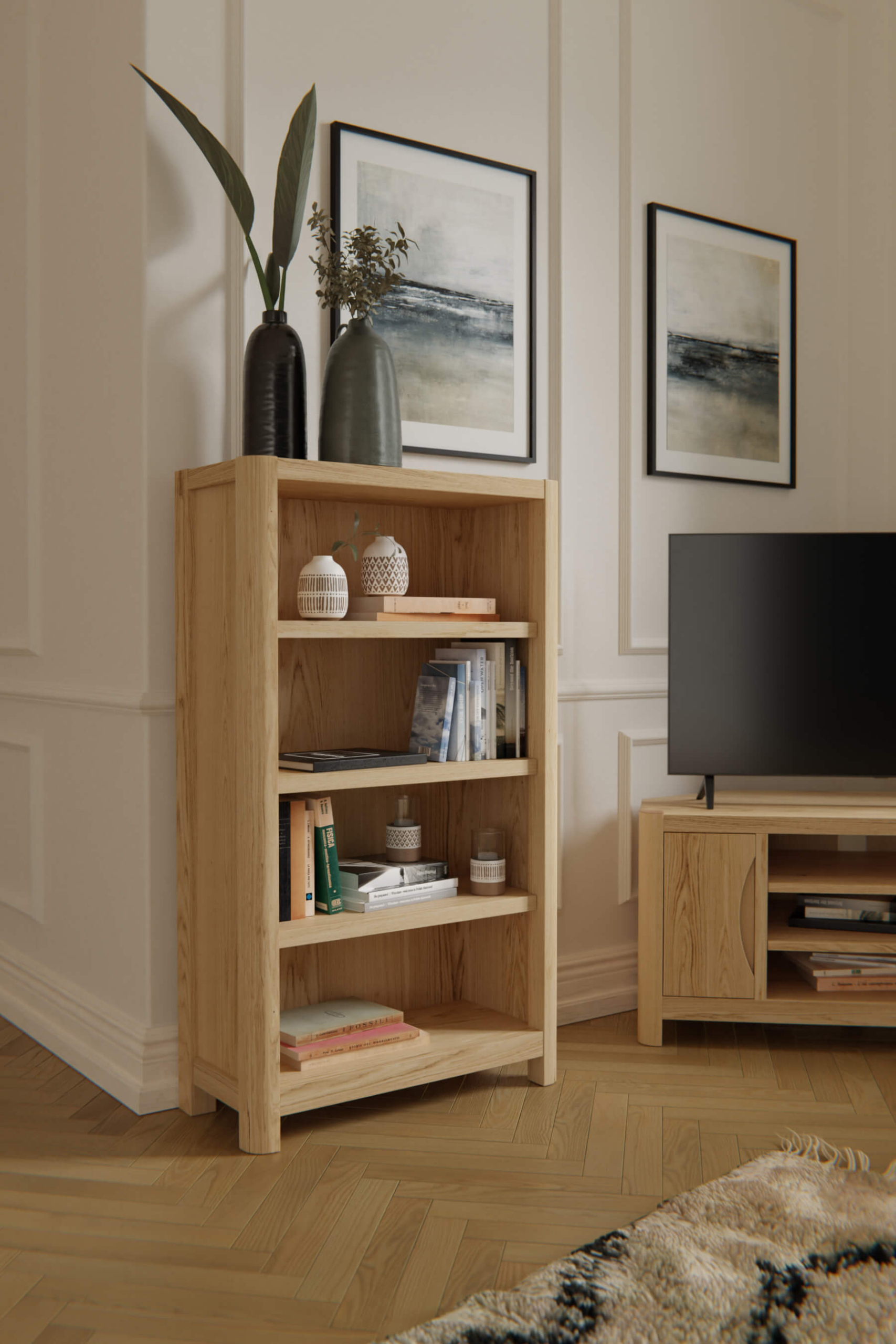 Stockholm Bookcase (Oak) - Main Image