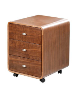 Caserta – Helsinki Walnut 3 Drawer Pedestal
