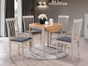 Trieste – Round Drop Leaf Dining Table