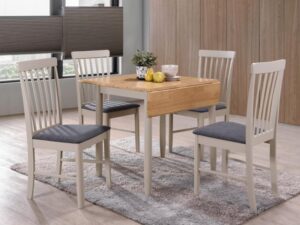 Trieste – Square Drop Leaf Dining Table