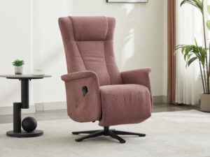 Cotswold – Swivel Electric Recliner Rose – Dual Motor