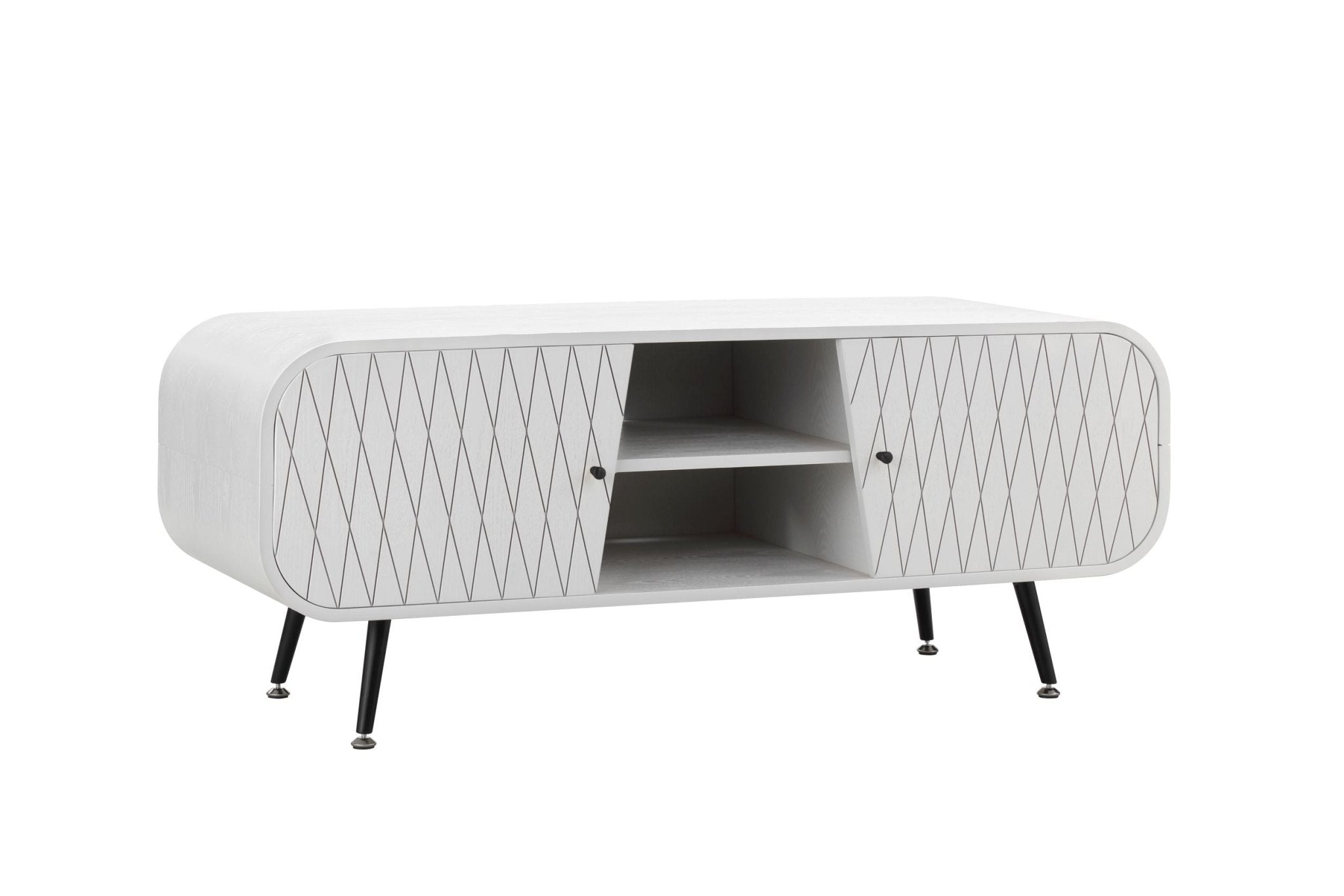 Astana Grey Mist TV Stand - Main Image