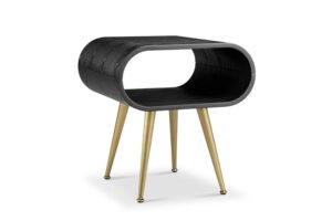 Cosenza – Auckland Black & Brass Side Table