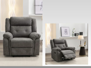 Salerno – Armchair Dark Grey