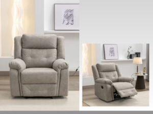 Salerno – Armchair Light Grey