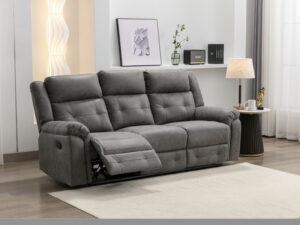 Salerno – 3 Seater Dark Grey