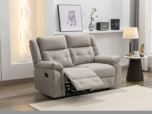 Salerno – 2 Seater Light Grey