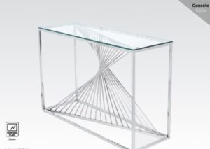 Belgravia – Console Table Glass And Stainless Steel