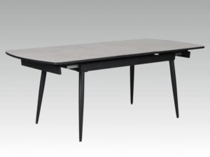 Hampton – 160cm Automatic Extension Dining Table Grey
