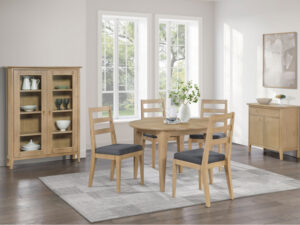 Frome – Oak 110cm Round Dining Set