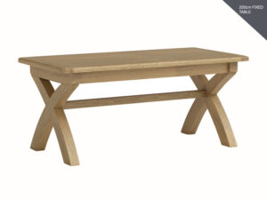 Oxford 220cm Fixed Top Dining Table
