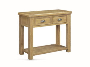 Oxford Oak 2 Drawer Console