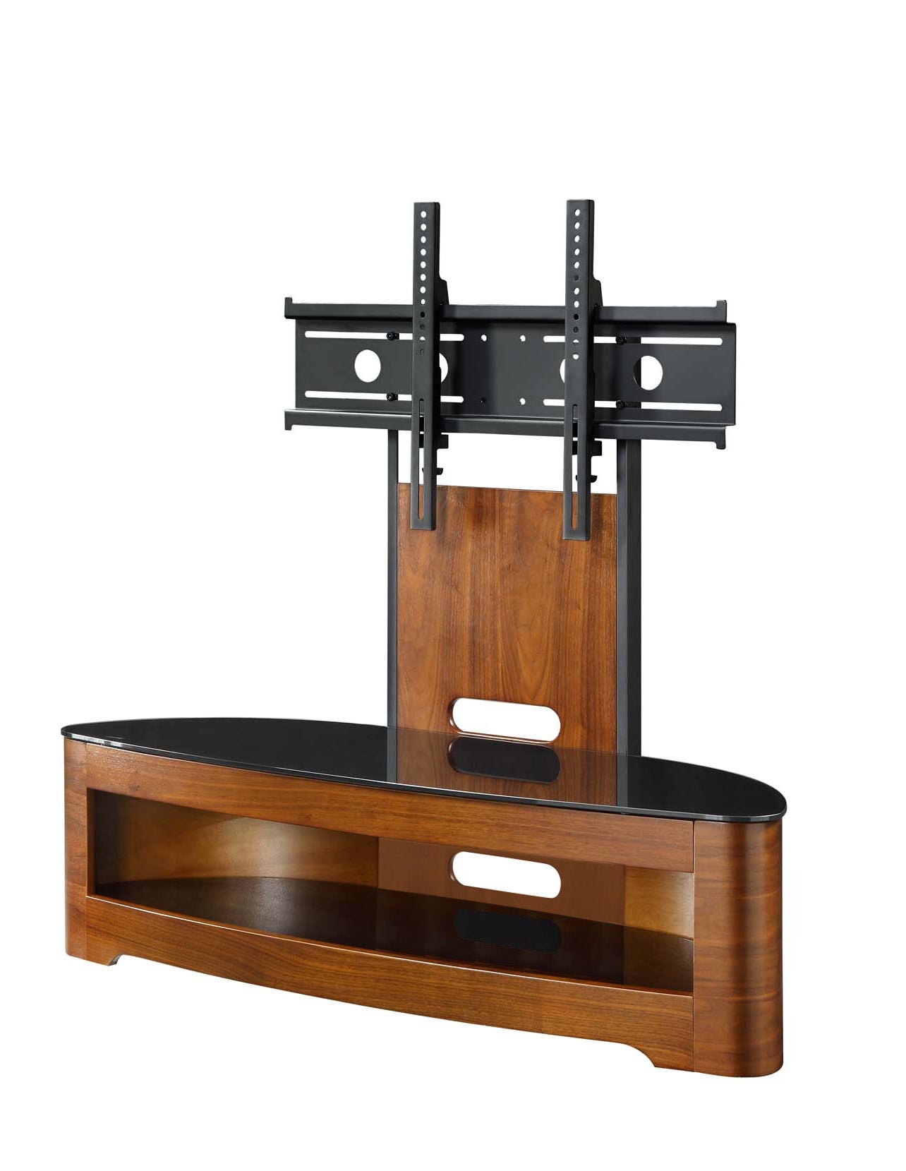 Florence Walnut Cantilever TV Stand - Main Image
