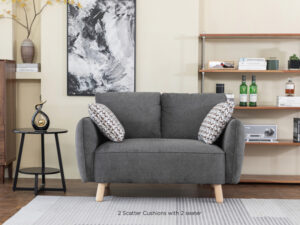 Aveiro – 2 Seater Dark Grey