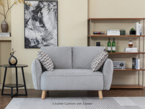 Aveiro – 2 Seater Light Grey