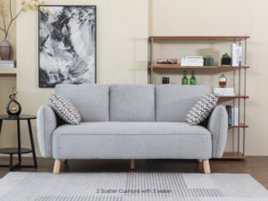 Aveiro – 3 Seater Light Grey