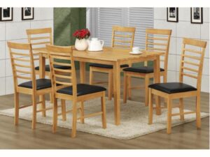 Perpignan – (1×6) Dining Set (Light Oak) (6 Chairs) Kd