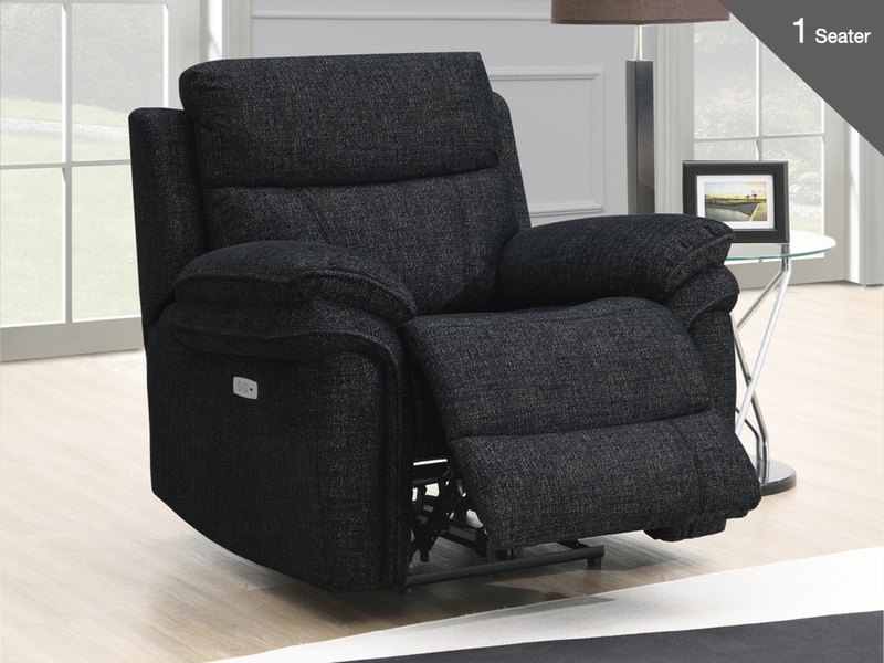Harrow Fabric Electric Reclining Suite - Variation 2