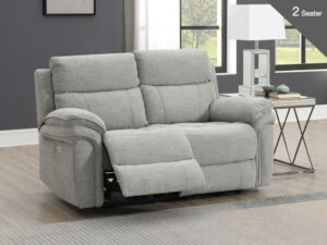 Clifton – 2 Seater Electric Light Grey
