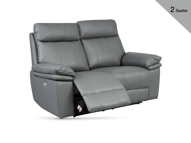 Horizon Leather Electric Reclining Suite - Variation 3