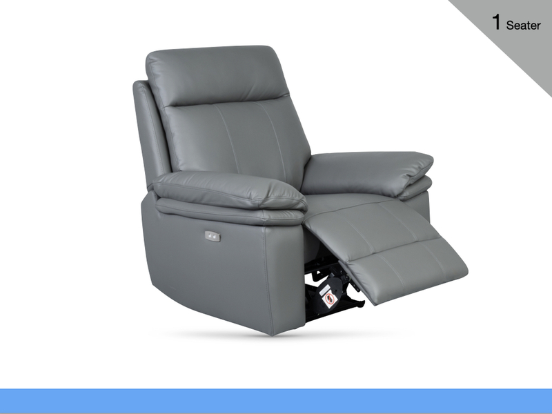 Horizon Leather Electric Reclining Suite - Variation 6