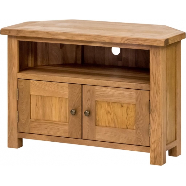 Corner Tv Unit With Doors - Main Image