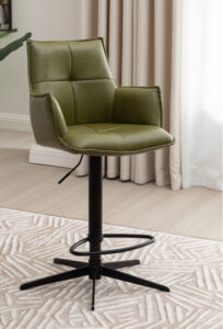Terni Bar Stool Green Pu