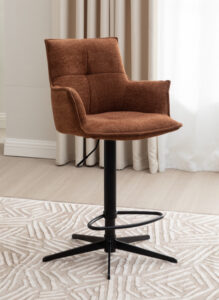 Terni Bar Stool Tan Fabric