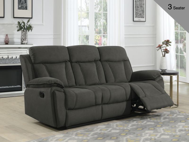 Kensington Fabric Reclining Suite - Variation 1