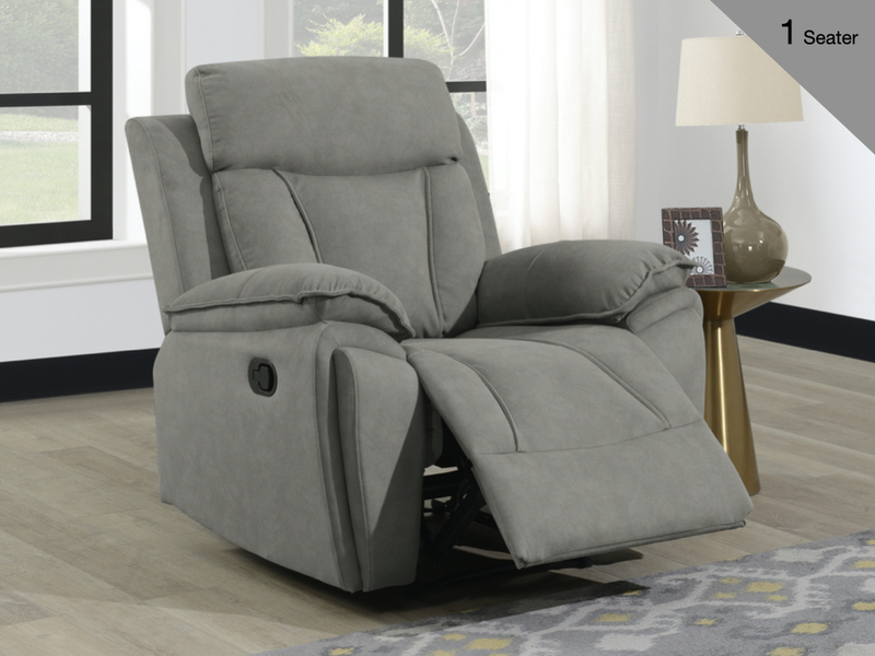 Kensington Fabric Reclining Suite - Variation 2