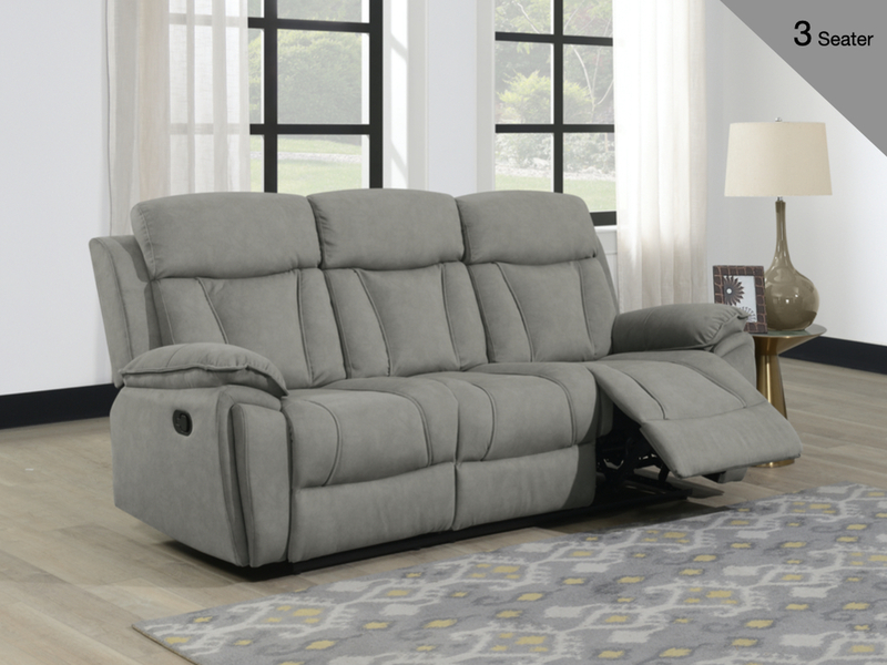 Kensington Fabric Reclining Suite - Variation 4