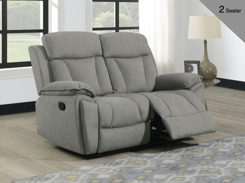 Kensington Fabric Reclining Suite - Variation 6