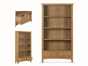 Spoleto – Oak Large Bookcase