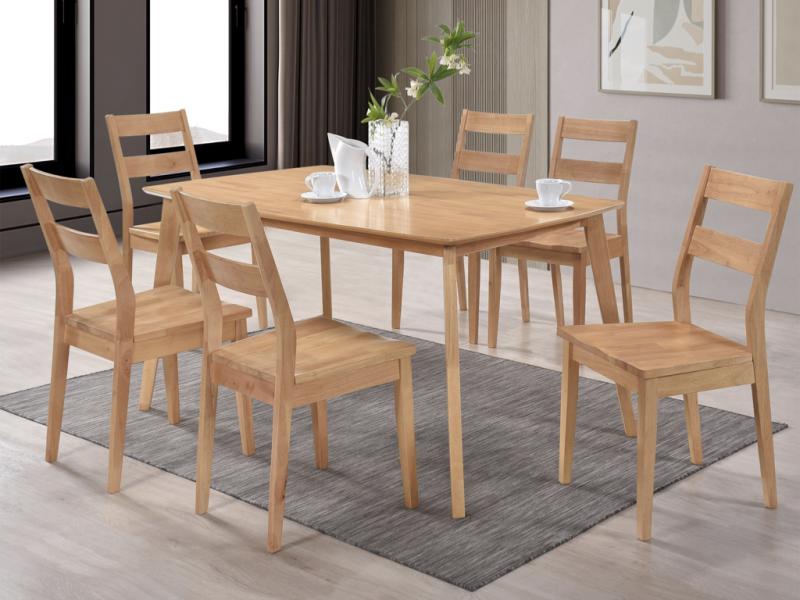 Lexington Dining Set (Oak) - Variation 4