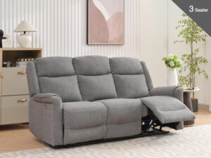 Hadley 3 Seater Electric Grey