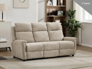 Brackley – 3 Seater Beige (Fixed)