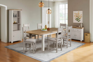 Allegra 1200/1650 Extending Dining Table Taupe